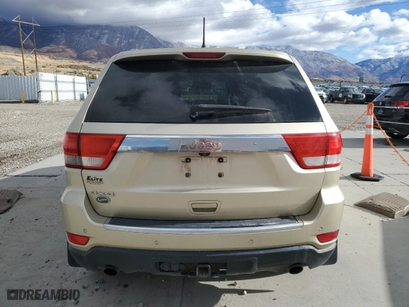 2011 Jeep Grand Cherokee Overland with VIN 1J4RR6GT7BC636023, listed as a Copart auction lot 81264044 with 140,047 mi miles and Clean Title. Bid and sale history available at carsss.com. Image 6.