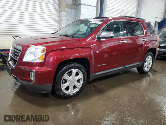 2017 GMC Terrain SLE with VIN 2GKFLTEK1H6107000, listed as a Copart auction lot 46283195 with 128,242 mi miles and Salvage Title. Bid and sale history available at carsss.com. Image 1.