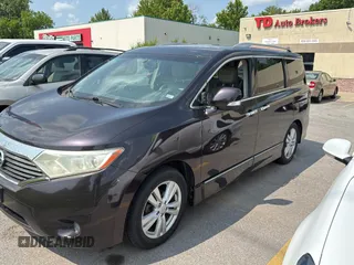 2011 Nissan Quest SL z VIN JN8AE2KP2B9007028, wystawiony jako Copart lot #59522215 z przebiegiem 171 512 mil mil oraz Czysty tytuł • Clean title. Historia ofert i sprzedaży dostępna na DreamBid. Obrazek 2.