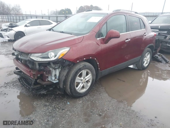 2017 Chevrolet Trax LT with VIN 3GNCJLSB8HL144444, listed as a IAAI auction lot 41150762 with 134,356 mi miles. Bid and sale history available at carsss.com. Image 2.