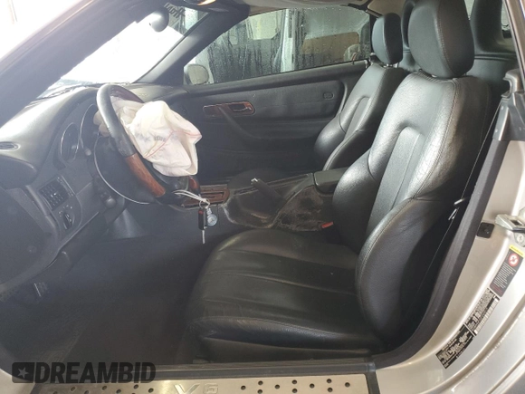 2002 Mercedes-Benz SLK 320 with VIN WDBKK65F42F264517, listed as a Copart auction lot 58785845 with Not provided miles and Salvage title. Bid and sale history available at DreamBid. Image 7.