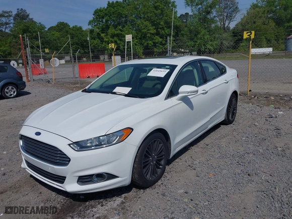 2014 Ford Fusion SE with VIN 3FA6P0HD9ER373399, listed as a IAAI auction lot 42049654 with 95,608 mi miles. Bid and sale history available at carsss.com. Image 6.