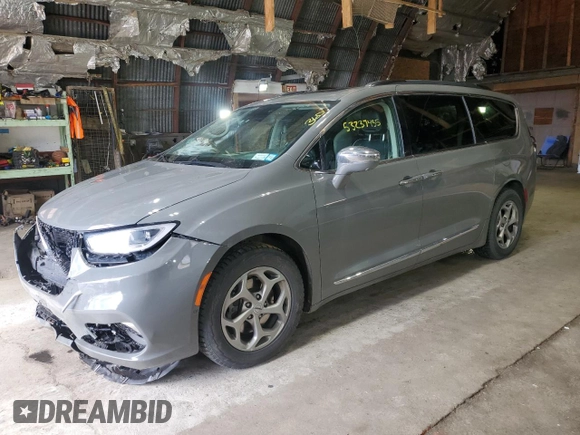 2022 Chrysler Pacifica Limited с VIN 2C4RC1GG7NR153169, выставлен на аукционе Copart как лот 53237435 с пробегом 93 350 миль миль и Списание • Salvage title. История ставок и продаж доступна на DreamBid. Изображение 1.