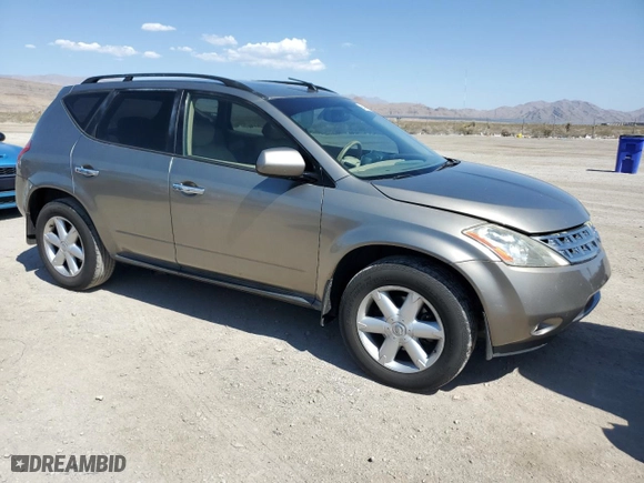 2004 Nissan Murano SL with VIN JN8AZ08W84W323643, listed as a Copart auction lot 66368854 with 190,304 mi miles and Salvage Title. Bid and sale history available at carsss.com. Image 4.