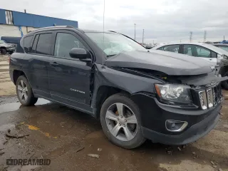 2017 Jeep Compass High Altitude with VIN 1C4NJCEB3HD185342, listed as a Copart auction lot 50215425 with 0 mi miles and Clean Title. Bid and sale history available at carsss.com. Image 4.