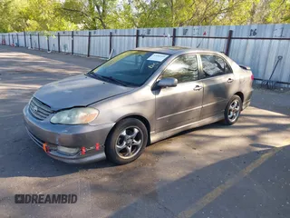 2003 Toyota Corolla CE with VIN 1NXBR32E33Z140240, listed as a IAAI auction lot 42185359 with 207,846 mi miles and . Bid and sale history available at DreamBid. Image 2.