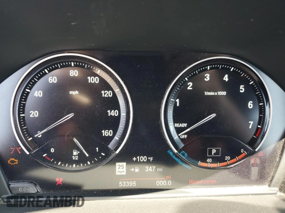 2021 BMW X1 xDrive28i with VIN WBXJG9C06M5S33201, listed as a Copart auction lot 66391015 with 53,395 mi miles and Salvage title. Bid and sale history available at DreamBid. Image 9.