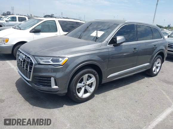 2023 Audi Q7 Premium Plus with VIN WA1LCBF74PD006448, listed as a IAAI auction lot 39876273 with 22,295 mi miles and . Bid and sale history available at DreamBid. Image 16.