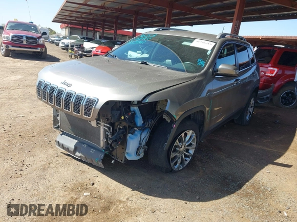 2021 Jeep Cherokee Altitude with VIN 1C4PJLLBXMD155096, listed as a IAAI auction lot 41746319 with 99,423 mi miles and . Bid and sale history available at DreamBid. Image 18.