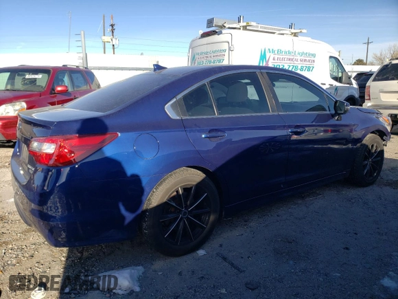 2017 Subaru Legacy Premium with VIN 4S3BNAF61H3052890, listed as a Copart auction lot 84485484 with 69,429 mi miles and Salvage Title. Bid and sale history available at carsss.com. Image 3.