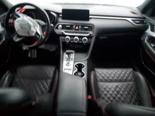 2022 Genesis G70 3.3T with VIN KMTG54TEXNU102485, listed as a Copart auction lot 79568824 with Not Provided miles and Salvage Title. Bid and sale history available at carsss.com. Image 8.