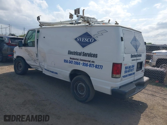2008 Ford Econoline Cargo Commercial with VIN 1FTNE24L08DA86051, listed as a IAAI auction lot 42040533 with Not Provided miles and . Bid and sale history available at carsss.com. Image 3.