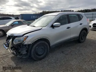 2016 Nissan Rogue SV with VIN KNMAT2MV4GP599449, listed as a Copart auction lot 43817365 with 163,844 mi miles and Salvage Title. Bid and sale history available at carsss.com. Image 1.