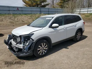 2020 Honda Pilot EX-L z VIN 5FNYF6H51LB025418, wystawiony jako Copart lot #53773455 z przebiegiem 88 253 mil mil oraz Szkoda całkowita • Salvage title. Historia ofert i sprzedaży dostępna na DreamBid. Obrazek 1.
