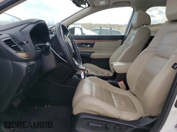 2018 Honda CR-V Touring with VIN 5J6RW2H95JL030237, listed as a Copart auction lot 44001415 with 55,575 mi miles and Salvage Title. Bid and sale history available at DreamBid. Image 7.