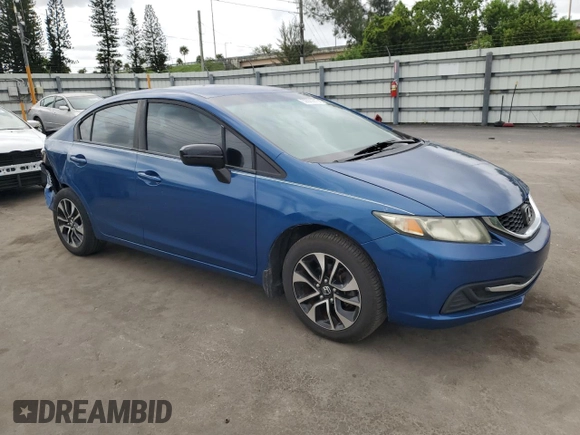 2013 Honda Civic LX z VIN 19XFB2F58DE073892, wystawiony jako Copart lot #59929815 z przebiegiem 166 562 mil mil oraz Szkoda całkowita • Salvage title. Historia ofert i sprzedaży dostępna na DreamBid. Obrazek 4.