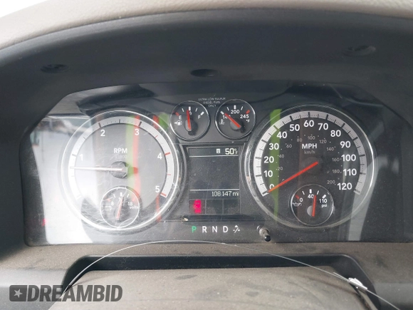 2012 Ram 2500 ST with VIN 3C6UD5HL7CG123660, listed as a IAAI auction lot 41226070 with 108,147 mi miles. Bid and sale history available at carsss.com. Image 7.