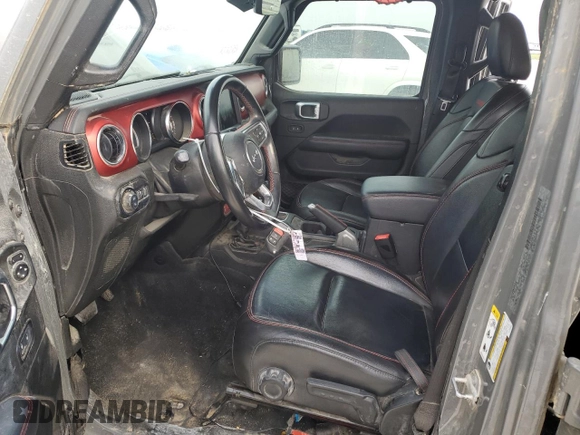 2020 Jeep Gladiator Rubicon z VIN 1C6JJTBG9LL150356, wystawiony jako Copart lot #50449445 z przebiegiem 77 849 mil mil oraz Szkoda całkowita • Salvage title. Historia ofert i sprzedaży dostępna na DreamBid. Obrazek 7.