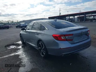 2019 Honda Accord Sport with VIN 1HGCV1F3XKA043815, listed as a IAAI auction lot 41997607 with 91,001 mi miles and . Bid and sale history available at DreamBid. Image 3.