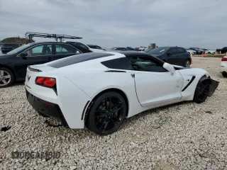 2018 Chevrolet Corvette 2LT with VIN 1G1YD2D70J5101448, listed as a Copart auction lot 43195995 with 34,473 mi miles and Salvage Title. Bid and sale history available at DreamBid. Image 3.