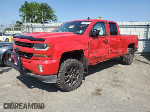 2016 Chevrolet Silverado 1500 LT with VIN 1GCVKRECXGZ350698, listed as a Copart auction lot 50363785 with 116,398 mi miles and Salvage Title. Bid and sale history available at DreamBid. Image 1.