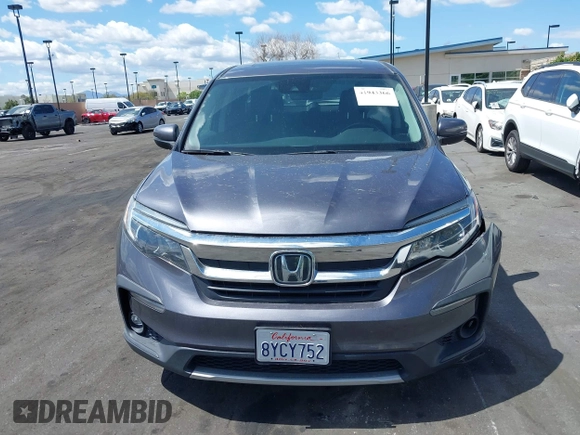 2021 Honda Pilot EX-L with VIN 5FNYF5H57MB046740, listed as a IAAI auction lot 41943366 with 31,198 mi miles and . Bid and sale history available at DreamBid. Image 13.