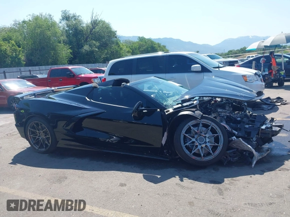 2025 Chevrolet Corvette 3LT with VIN 1G1YC3D4XS5100002, listed as a IAAI auction lot 42487547 with 2,591 mi miles and . Bid and sale history available at DreamBid. Image 14.
