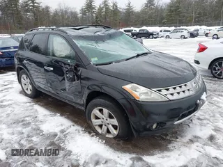 2007 Nissan Murano SL with VIN JN8AZ08W97W633966, listed as a IAAI auction lot 41668809 with 152,824 mi miles and . Bid and sale history available at DreamBid. Image 1.
