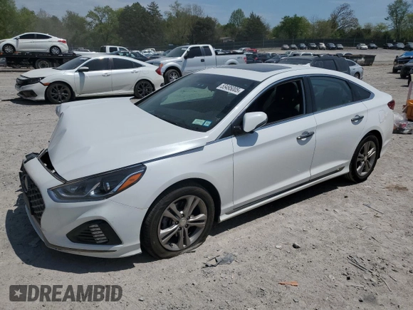 2018 Hyundai Sonata SEL with VIN 5NPE34AF6JH699615, listed as a Copart auction lot 53495005 with 68,730 mi miles and Salvage Title. Bid and sale history available at DreamBid. Image 1.
