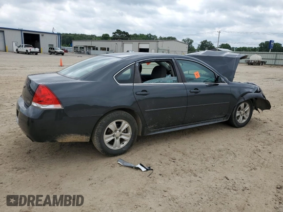 2012 Chevrolet Impala LS Fleet with VIN 2G1WF5E39C1320265, listed as a Copart auction lot 56971305 with Not provided miles and Salvage title. Bid and sale history available at DreamBid. Image 3.