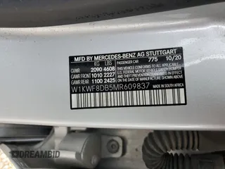 2021 Mercedes-Benz C 300 with VIN W1KWF8DB5MR609837, listed as a Copart auction lot 44764025 with 73,029 mi miles and Salvage Title. Bid and sale history available at carsss.com. Image 12.