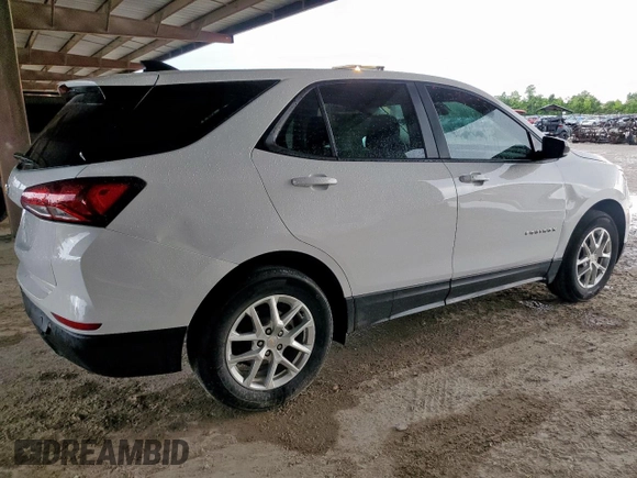 2023 Chevrolet Equinox LS with VIN 3GNAXHEG7PL106230, listed as a Copart auction lot 62729155 with 57,862 mi miles and Salvage title. Bid and sale history available at DreamBid. Image 3.