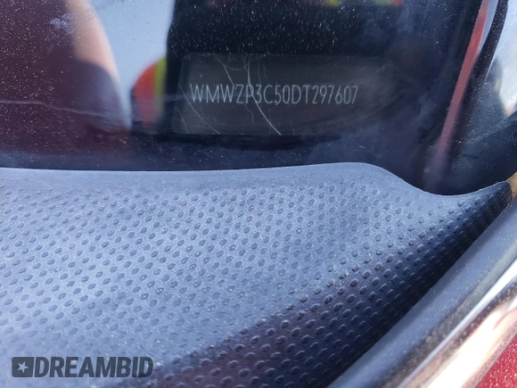 2013 MINI Convertible S с VIN WMWZP3C50DT297607, выставлен на аукционе Copart как лот 50459635 с пробегом 171 004 миль миль и Чистый • Clean title. История ставок и продаж доступна на DreamBid. Изображение 12.