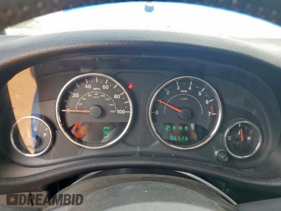 2014 Jeep Wrangler Sport z VIN 1C4AJWAG9EL235728, wystawiony jako Copart lot #59514355 z przebiegiem 66 928 mil mil oraz Szkoda całkowita • Salvage title. Historia ofert i sprzedaży dostępna na DreamBid. Obrazek 9.