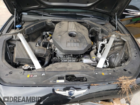 2023 Genesis G70 2.0T with VIN KMTG34TA6PU105132, listed as a Copart auction lot 78372094 with 53,921 mi miles and Salvage Title. Bid and sale history available at DreamBid. Image 13.
