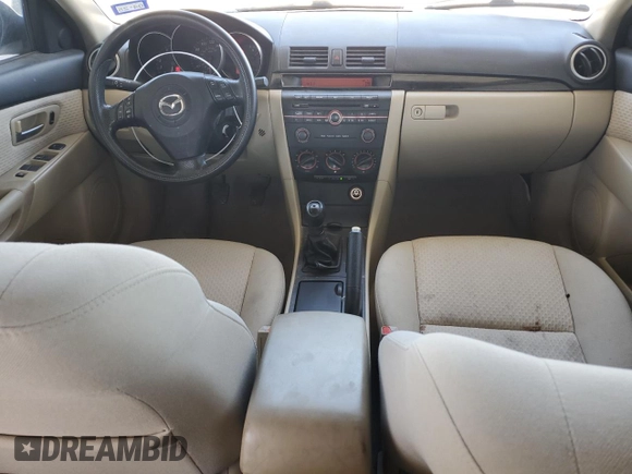 2006 Mazda 3 i with VIN JM1BK12F561464270, listed as a Copart auction lot 53877845 with 201,857 mi miles and Salvage Title. Bid and sale history available at carsss.com. Image 8.