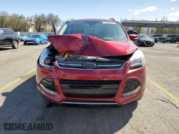 2015 Ford Escape Titanium with VIN 1FMCU0J99FUB88058, listed as a Copart auction lot 51992055 with 44,409 mi miles and Salvage Title. Bid and sale history available at carsss.com. Image 5.