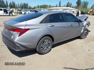 2024 Hyundai Elantra SEL with VIN KMHLM4DG9RU758372, listed as a IAAI auction lot 42165823 with 8,744 mi miles and . Bid and sale history available at carsss.com. Image 4.