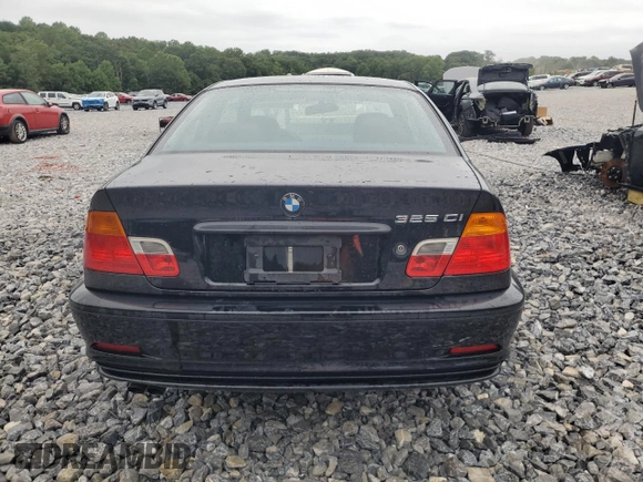 2001 BMW 3 Series 325Ci with VIN WBABN33471JW57400, listed as a Copart auction lot 67109234 with 152,135 mi miles and Salvage Title. Bid and sale history available at carsss.com. Image 6.