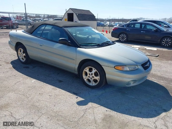 1999 Chrysler Sebring Jxi with VIN 3C3EL55H6XT603058, listed as a IAAI auction lot 41774322 with 157,852 mi miles. Bid and sale history available at carsss.com. Image 1.