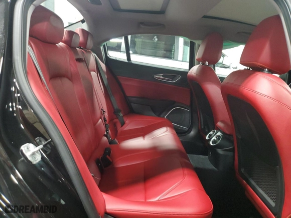 2019 Alfa Romeo Giulia with VIN ZARFANAN2K7622128, listed as a Copart auction lot 44341375 with 45,111 mi miles and Salvage Title. Bid and sale history available at carsss.com. Image 10.