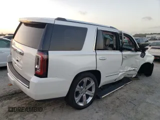 2019 GMC Yukon Denali with VIN 1GKS1CKJ9KR322958, listed as a Copart auction lot 79485874 with 86,512 mi miles and Salvage Title. Bid and sale history available at carsss.com. Image 3.