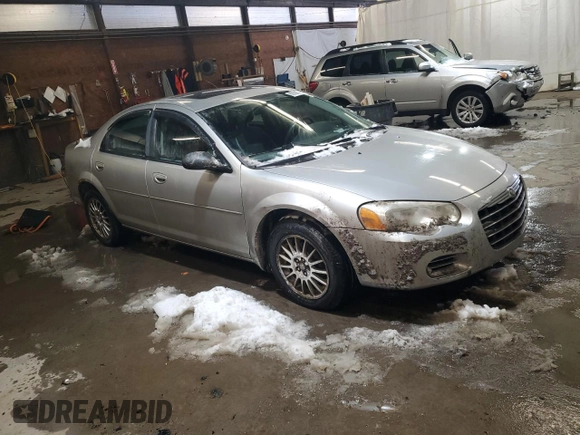 2004 Chrysler Sebring Touring with VIN 1C3AL56R54N413043, listed as a Copart auction lot 89299195 with 101,167 mi miles and Salvage title. Bid and sale history available at DreamBid. Image 4.