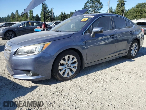 2015 Subaru Legacy Premium with VIN 4S3BNAH65F3033933, listed as a Copart auction lot 64865725 with 157,458 mi miles and Salvage title. Bid and sale history available at DreamBid. Image 1.
