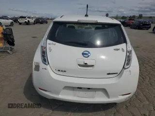 2013 Nissan LEAF SL with VIN 1N4AZ0CP7DC417158, listed as a Copart auction lot 52083325 with 60,595 mi miles and Clean Title. Bid and sale history available at DreamBid. Image 6.