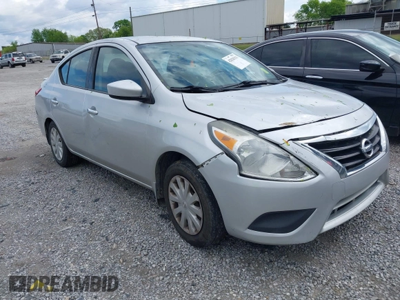 2016 Nissan Versa S Plus with VIN 3N1CN7AP1GL873825, listed as a IAAI auction lot 42020331 with 132,390 mi miles. Bid and sale history available at carsss.com. Image 1.