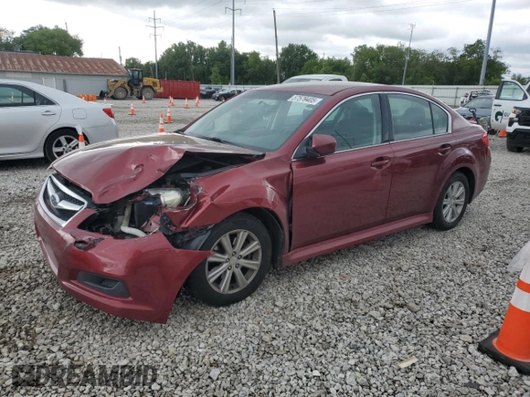 2012 Subaru Legacy Premium with VIN 4S3BMCB6XC3004415, listed as a Copart auction lot 57579405 with 115,933 mi miles and Salvage title. Bid and sale history available at DreamBid. Image 1.