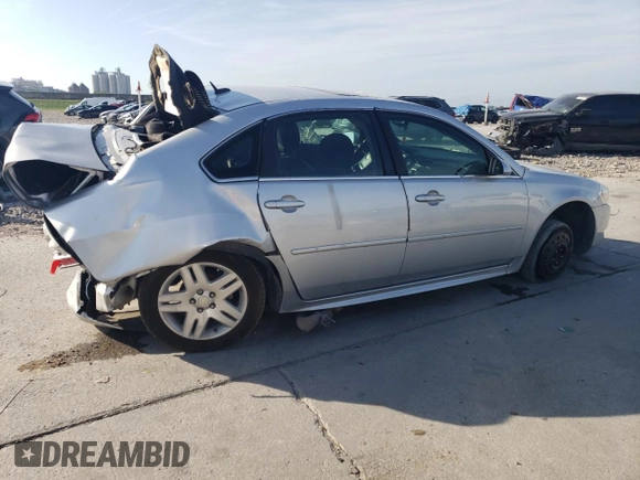 2015 Chevrolet Impala LT with VIN 2G1WB5E33F1149738, listed as a Copart auction lot 54711315 with Not provided miles and Salvage title. Bid and sale history available at DreamBid. Image 3.
