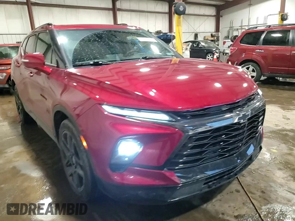 2023 Chevrolet Blazer RS z VIN 3GNKBKRS9PS196873, wystawiony jako Copart lot #63096515 z przebiegiem 37 142 mil mil oraz Szkoda całkowita • Salvage title. Historia ofert i sprzedaży dostępna na DreamBid. Obrazek 14.