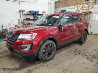 2017 Ford Explorer XLT with VIN 1FM5K8D80HGB91447, listed as a Copart auction lot 51487435 with 174,559 mi miles and Salvage Title. Bid and sale history available at carsss.com. Image 1.